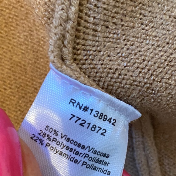 Last🤍Soft Wrap cardi sweater in Caramel - Picture 13 of 14